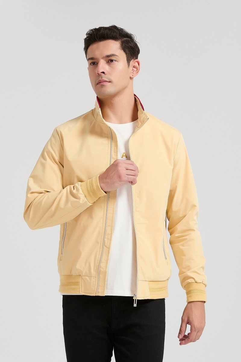 Veste zippée homme Creme JOVIAN