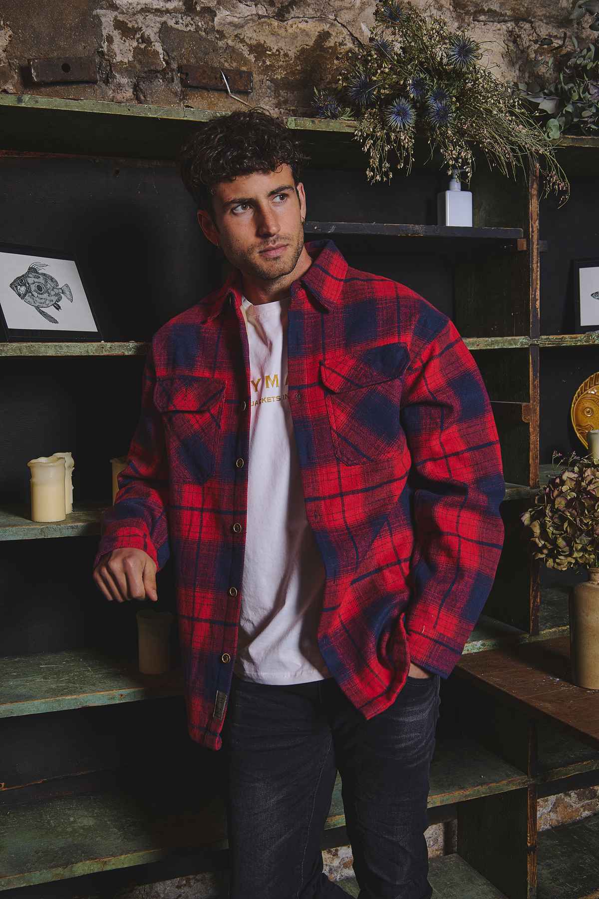 Carreaux Rouge Chemise à Carreaux Bucheron Homme Veste Bucheron