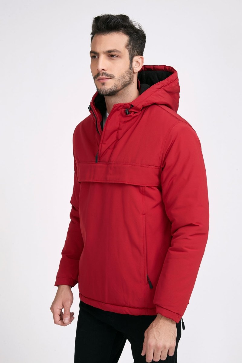 Parka a enfiler avec capuche pour homme Kymaxx