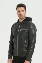 Blouson en simili cuir MATTIA