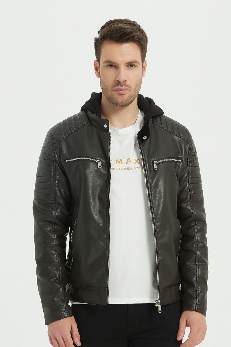 Blouson en simili cuir MATTIA