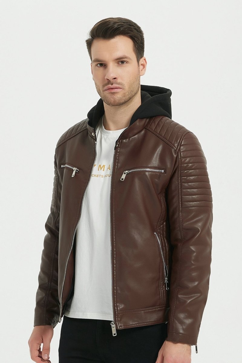 Blouson en simili cuir MATTIAS