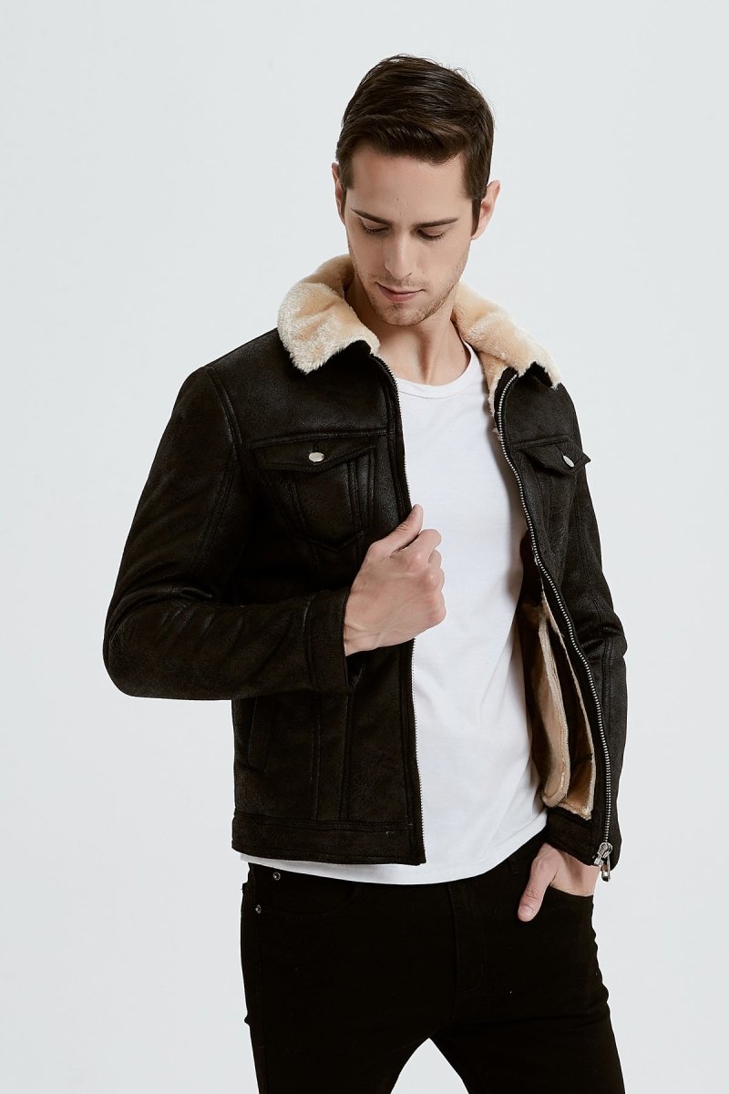 Blouson simili daim GABIN