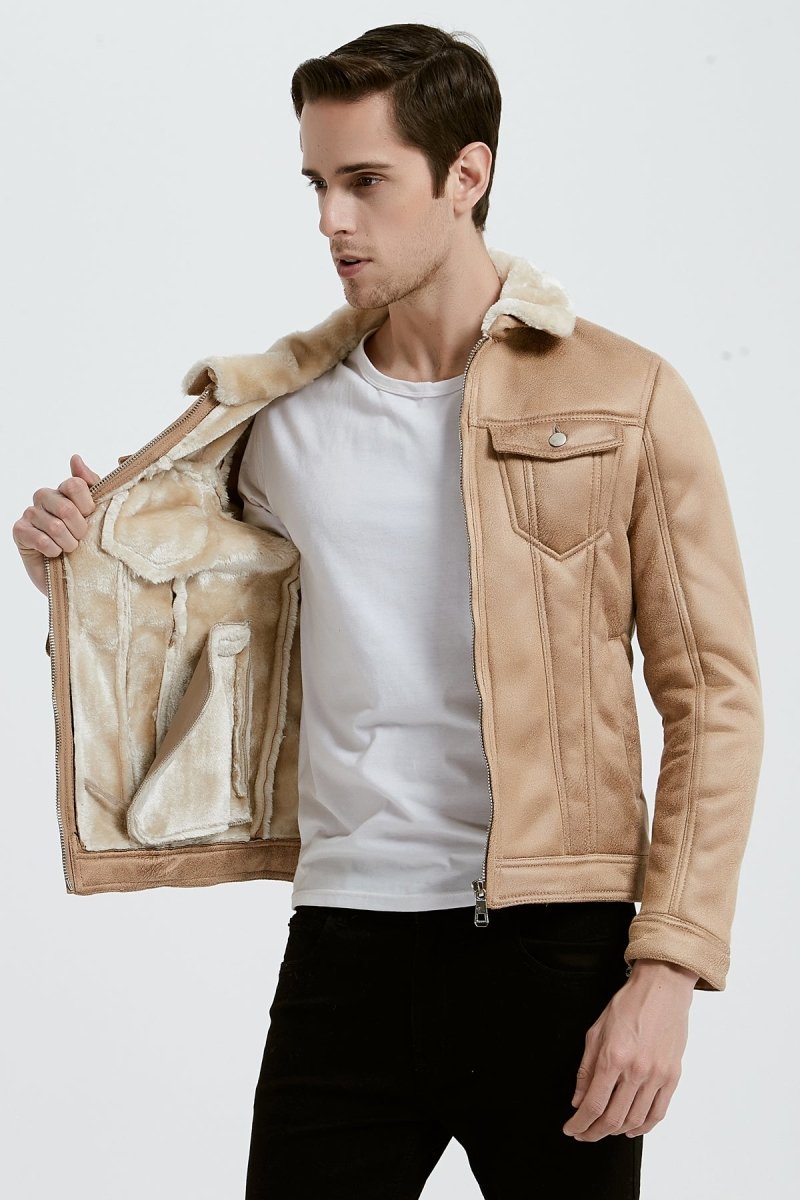 Blouson simili daim GABIN