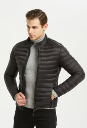 Doudoune col montant noir FRED