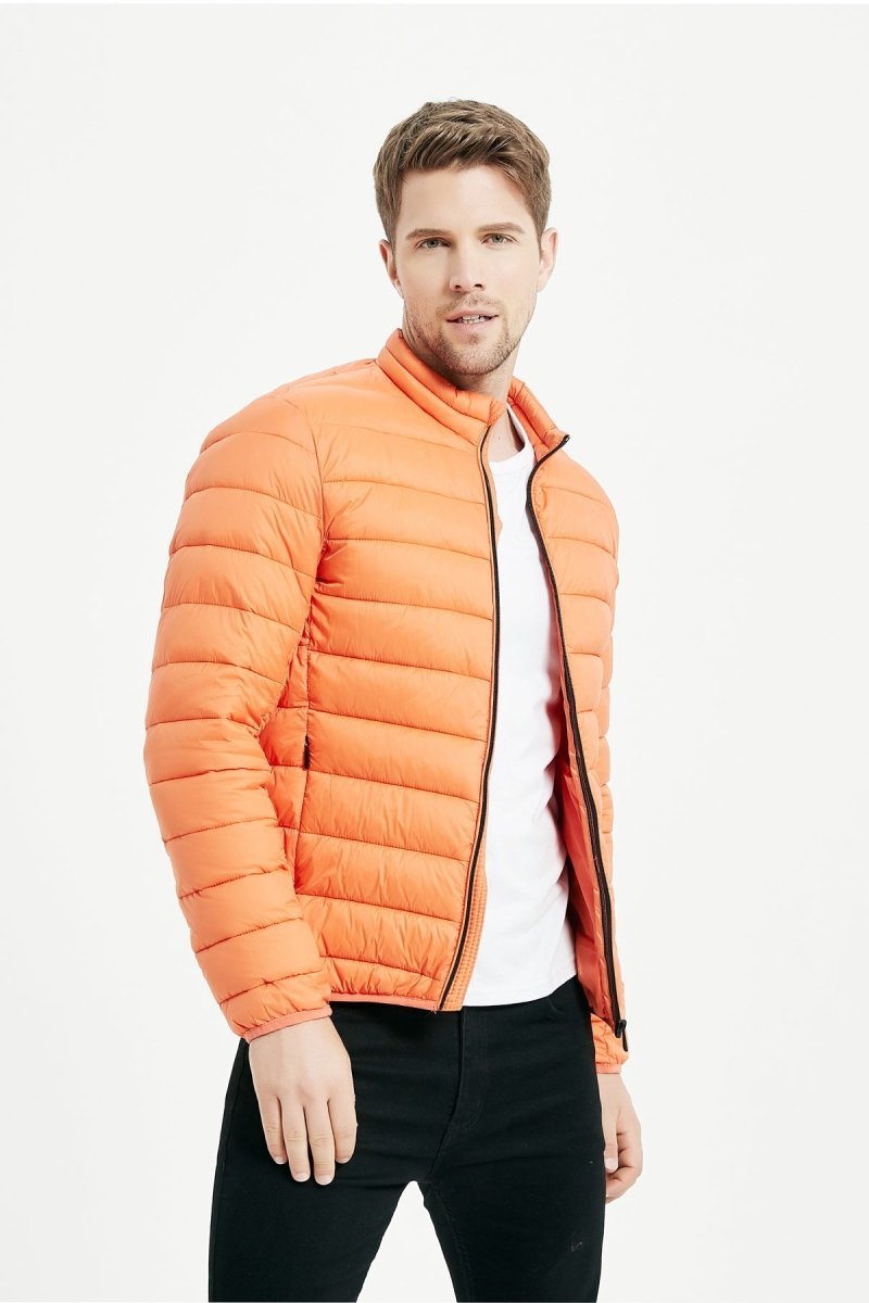 Doudoune courte orange online
