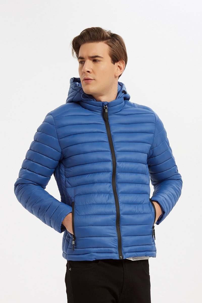 Doudoune colorée bleu clair FREDDY