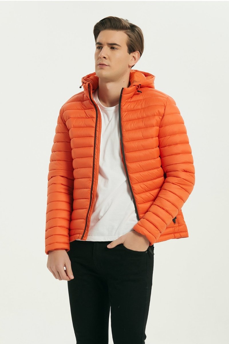 Doudoune coloree a capuche pour homme Kymaxx