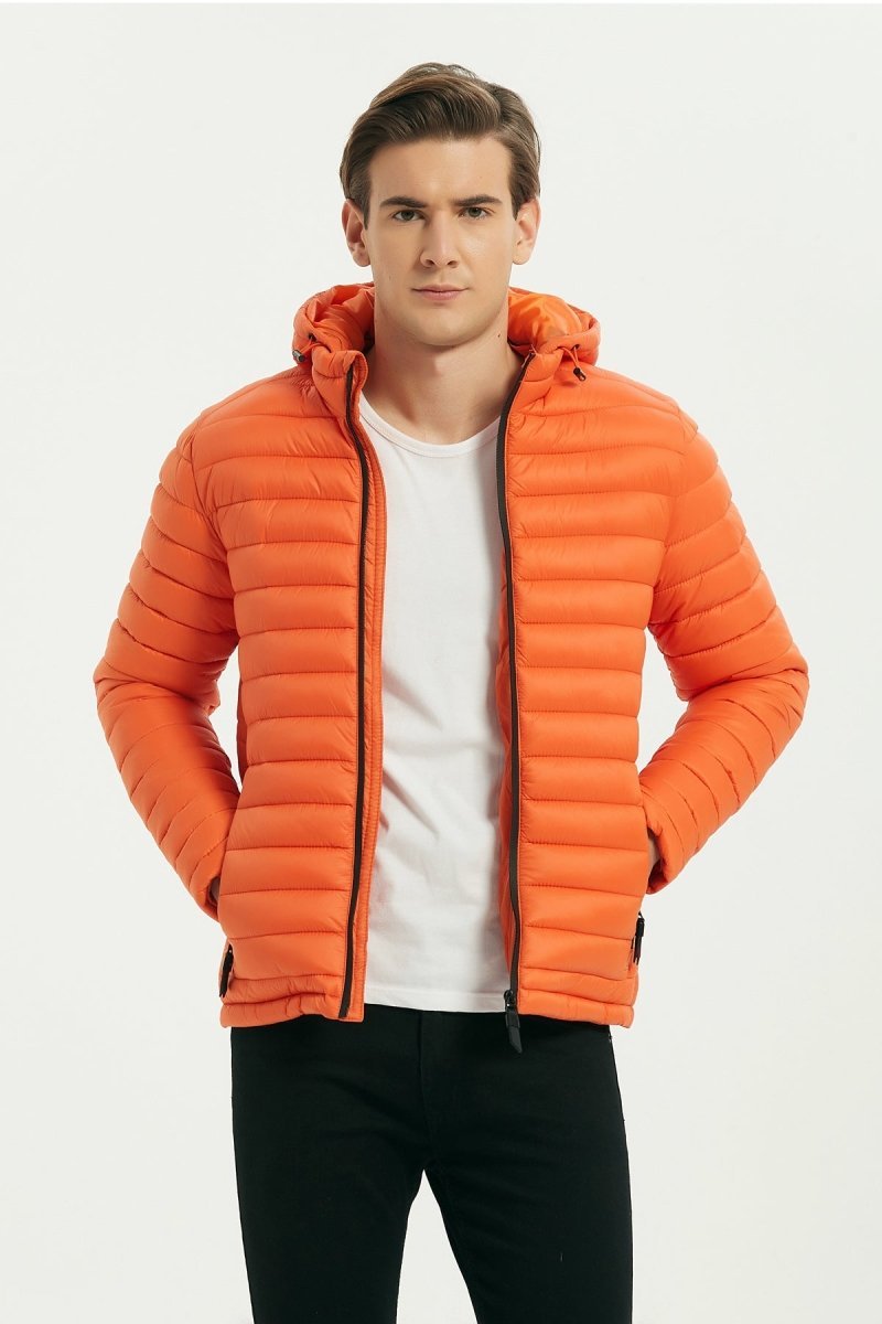 Doudoune colorée orange FREDDY