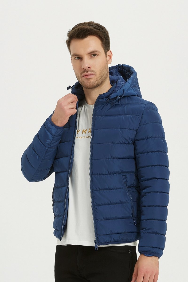 Doudoune courte bleu royal Nathan