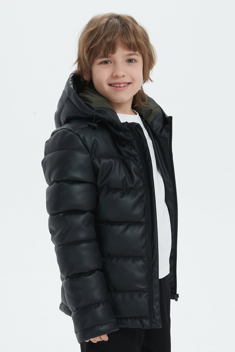 Doudoune en tissu enduit MIN JR