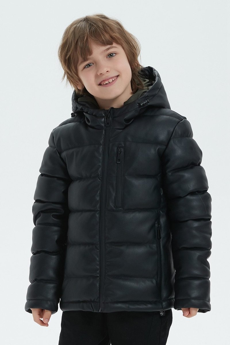 Doudoune en tissu enduit MIN JR
