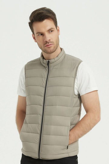 Doudoune gilet beige clair KAYSER