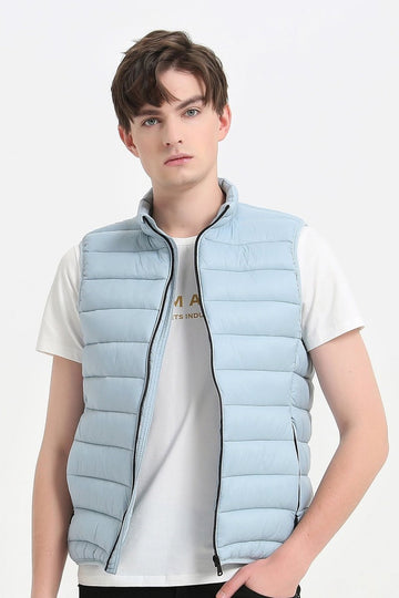 Doudoune gilet bleu clair KAYSER