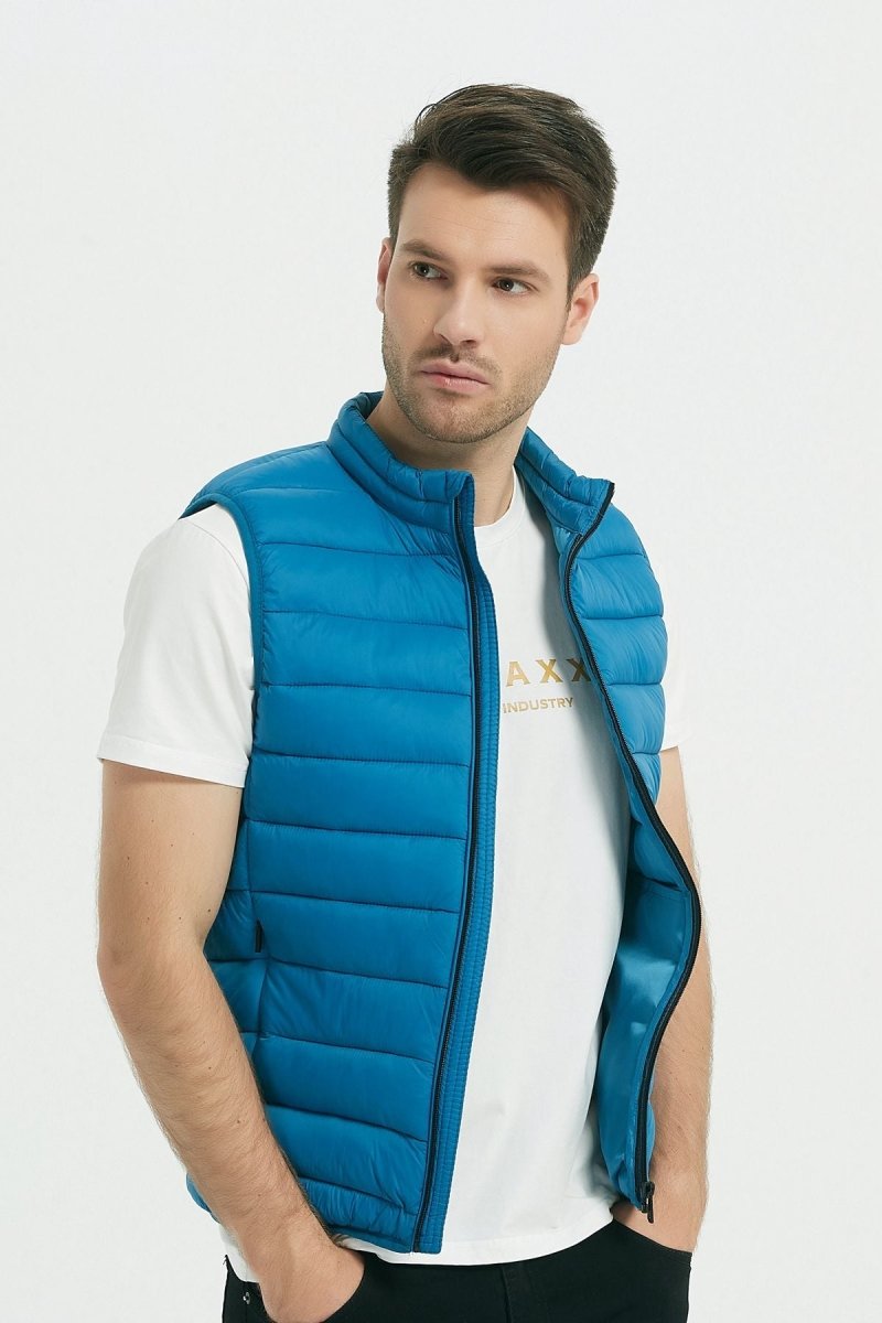 Doudoune gilet bleu lac KAYSER