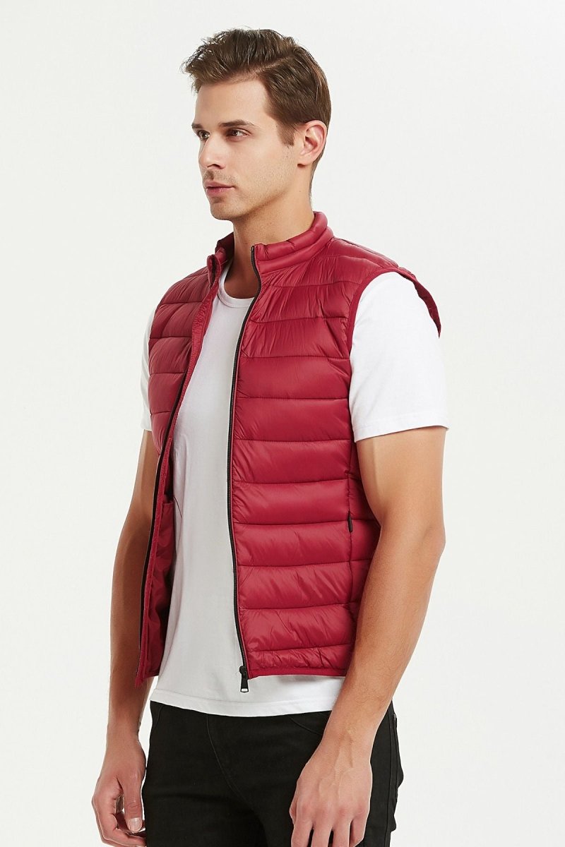 LCW Vision Gilet Doudoune Sans Manches Pour Hommes Coupe Svelte À Col LCW Vision Gilet Doudoune Sans Manches Pour Hommes Coupe Svelte À Col