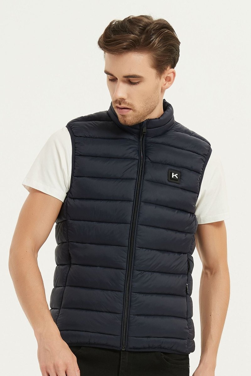 Doudoune gilet chauffant sans manche noir TS batterie incluse - KYMAXX -  IAN.S