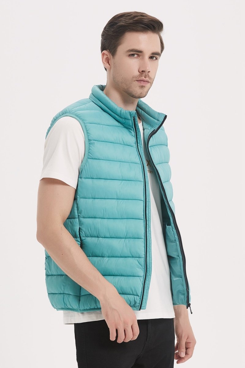 Doudoune gilet turquois KAYSER