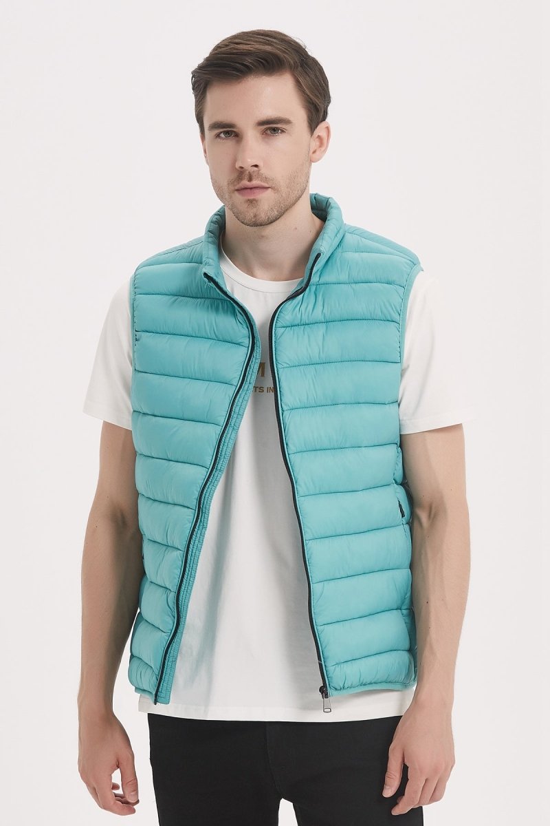 Doudoune gilet turquois KAYSER