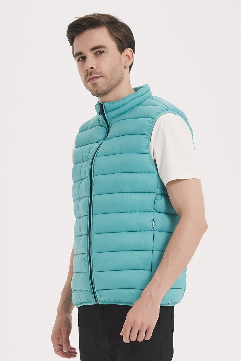 Doudoune gilet turquois KAYSER