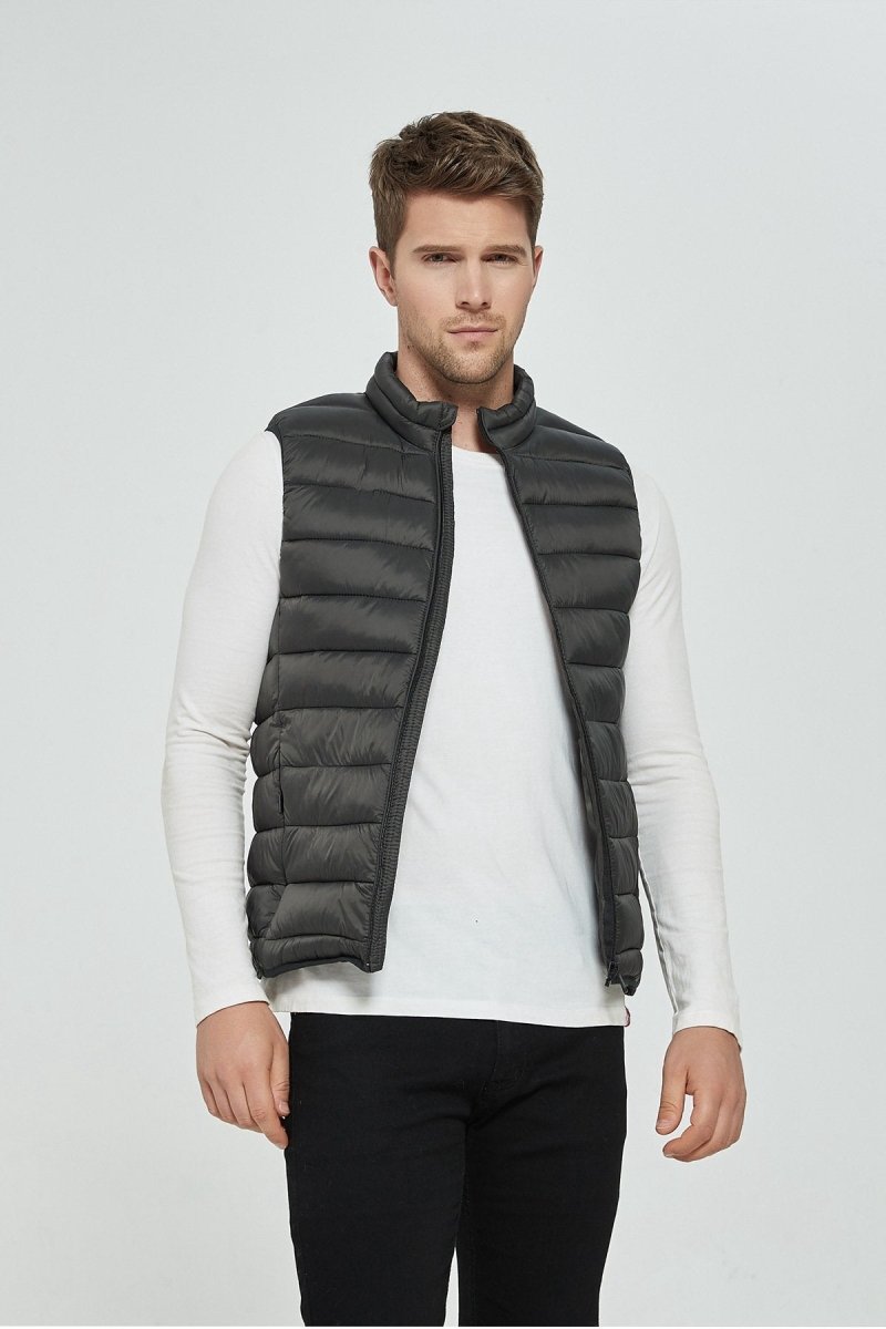 Doudoune gilet vert fonce KAYSER