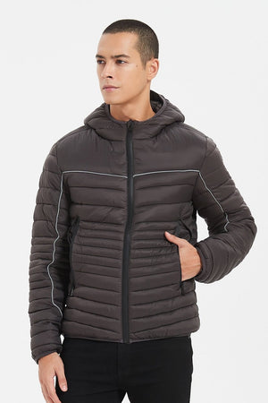Manteau Packable Essentials Doudoune à Capuche Essentials - Imperméable Et Empaquetable - Coupe Classique Femme Femme Grandes Tailles