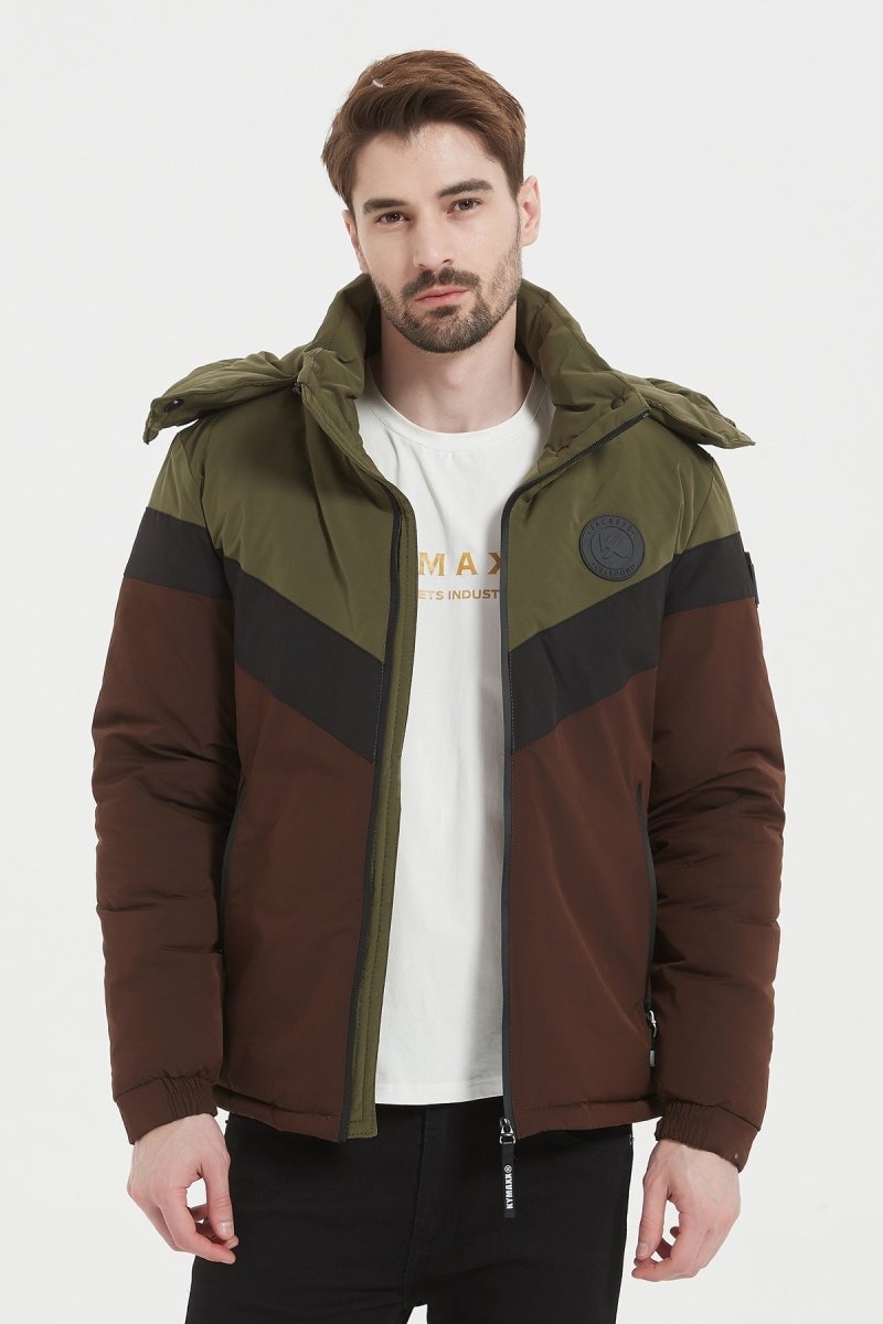 Doudoune tricolore homme sale