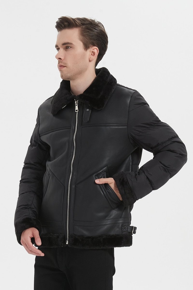 Manteau bimatière RUBEN