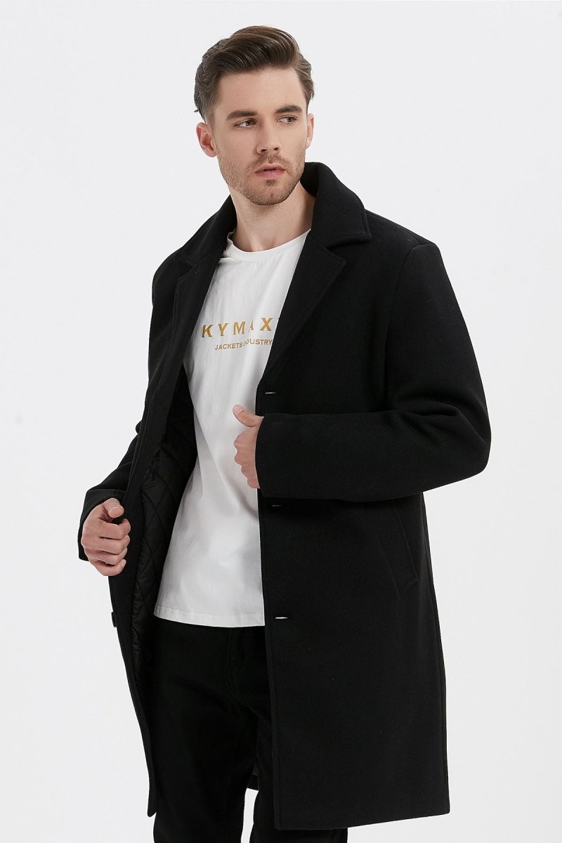 Manteau long feutré FLORIN