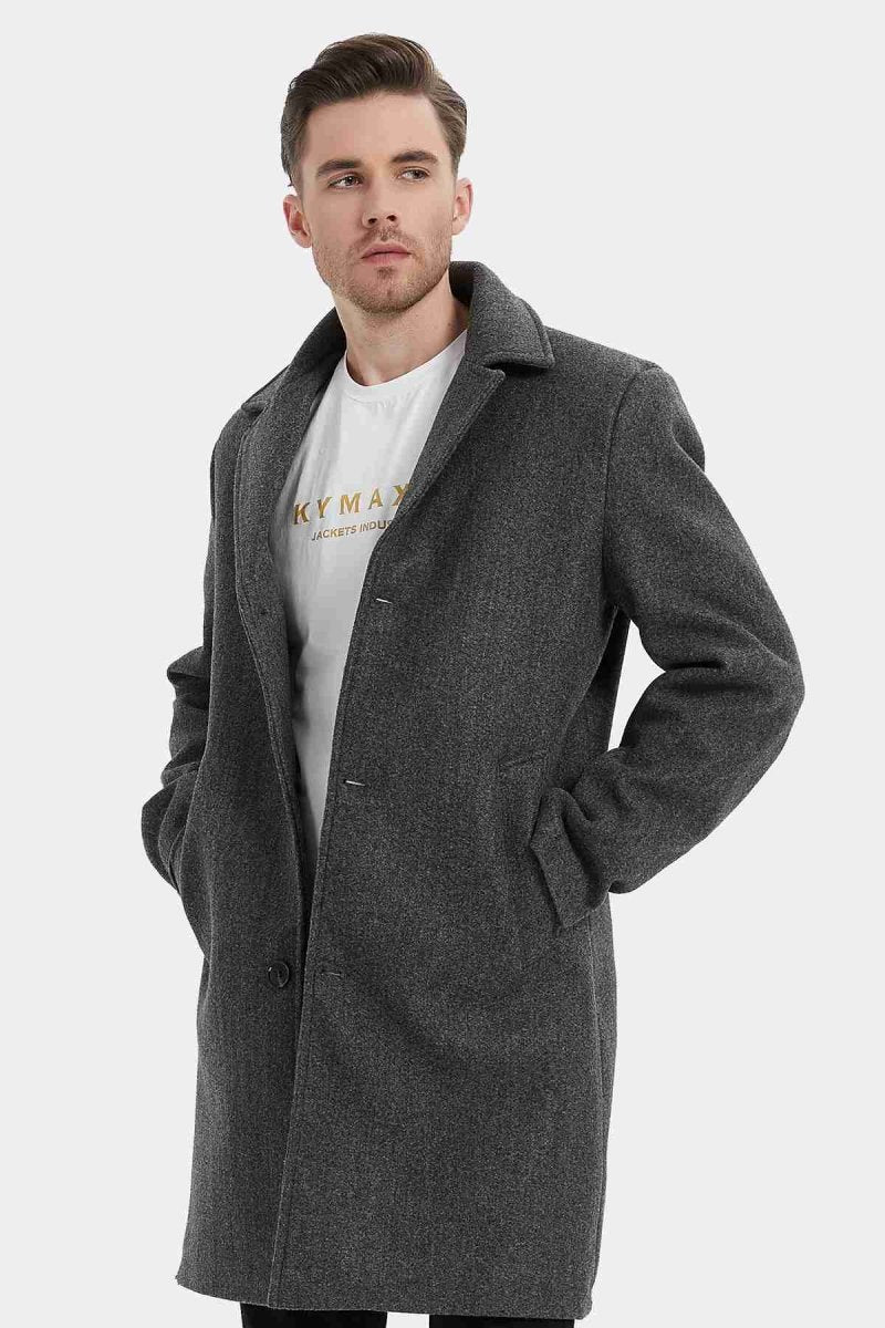 Manteau long feutré FLORIN