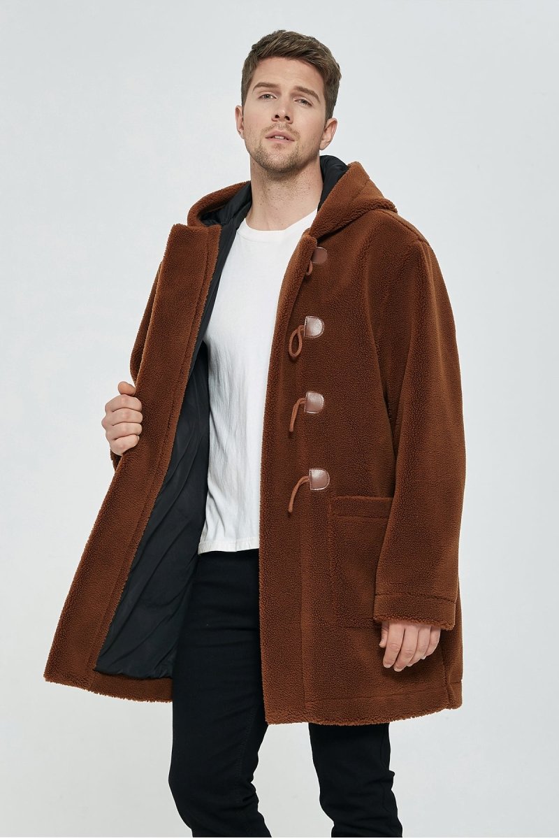 Manteau moumoute long best sale