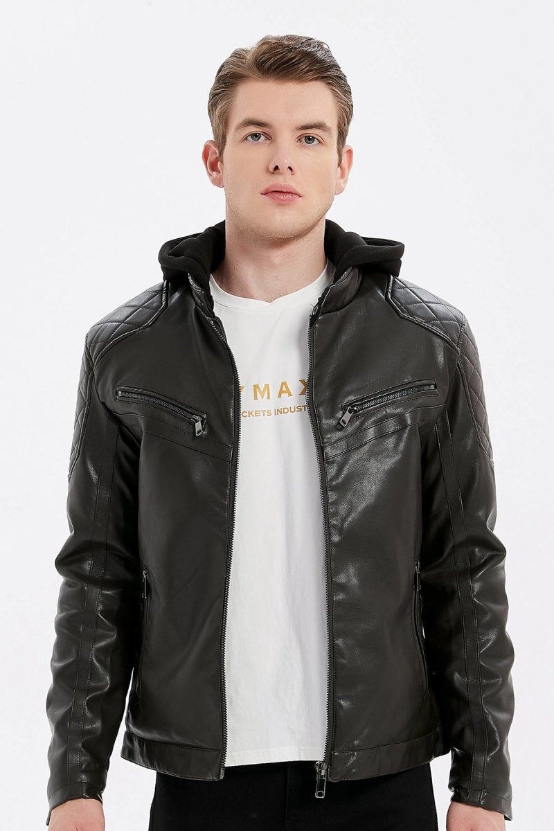 Veste en simili cuir KNÜT