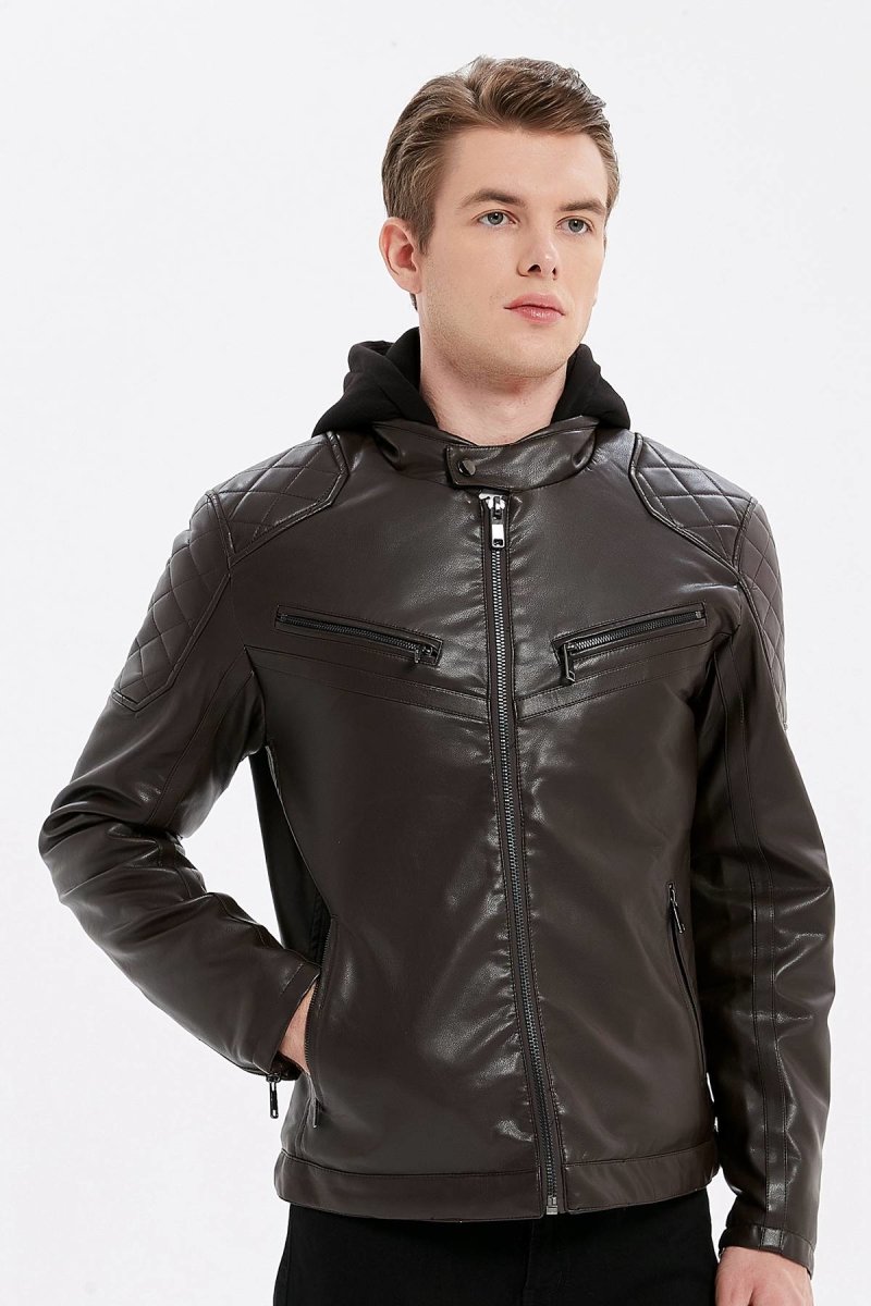 Veste en simili cuir KNÜT