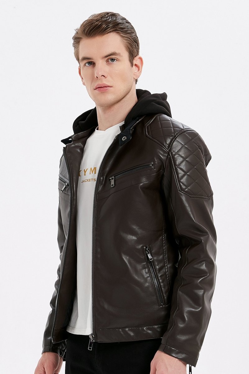 Veste en simili cuir KNÜT