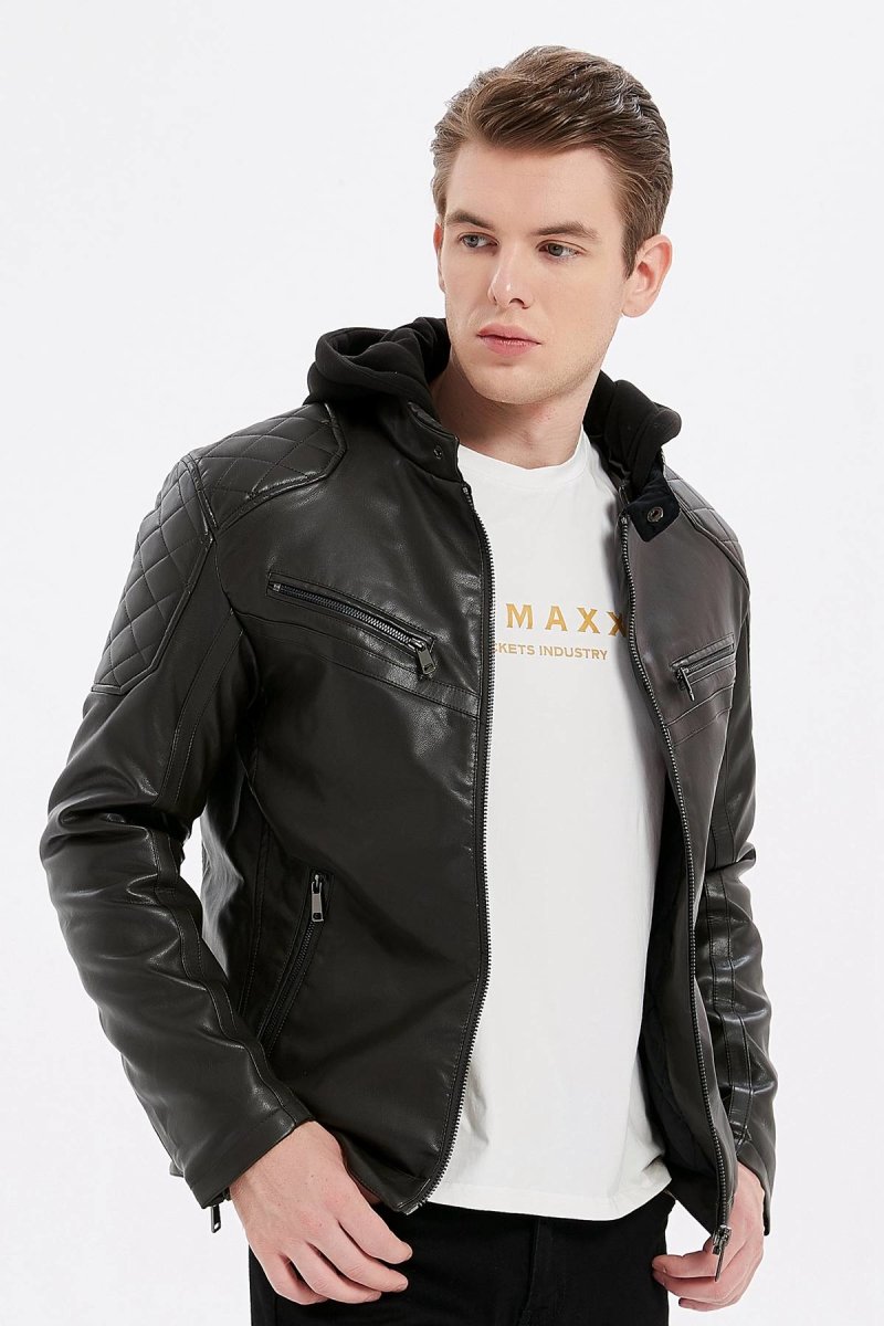 Veste en simili cuir KNÜT