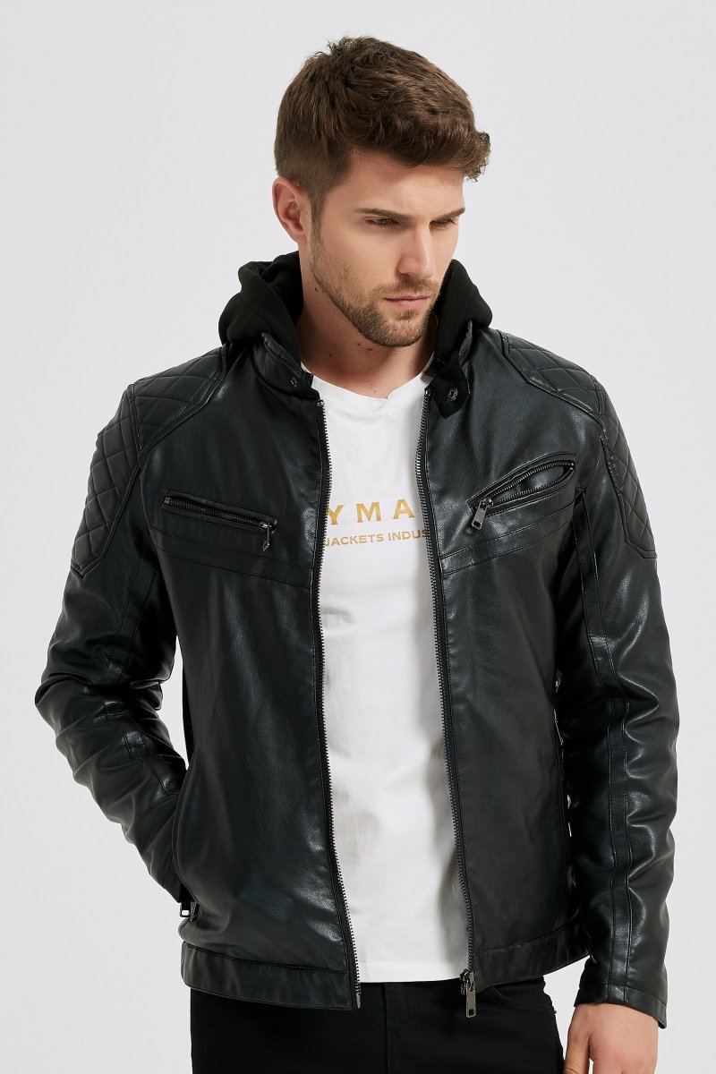 Veste en simili cuir KNÜT