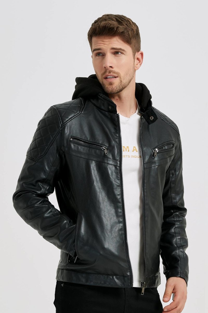 Veste en simili cuir KNÜT