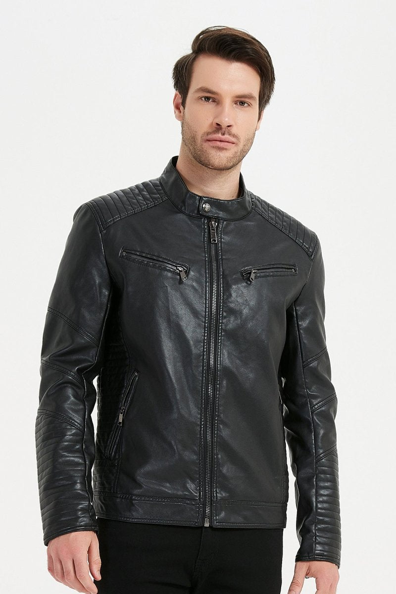 Veste en simili cuir MADS