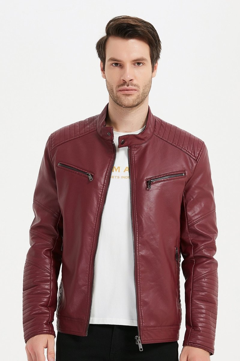 Veste en simili cuir MADS