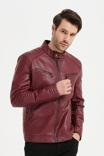 Veste en simili cuir MATHEO