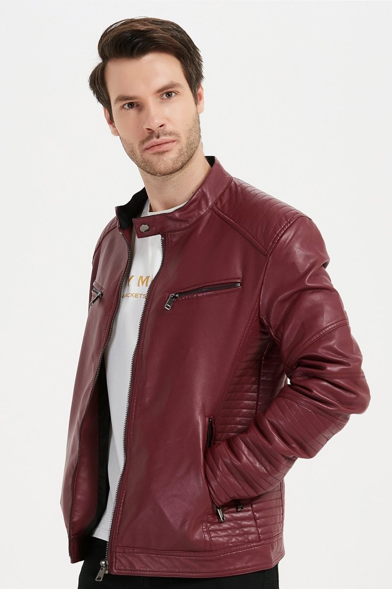 Veste en simili cuir MATHEO