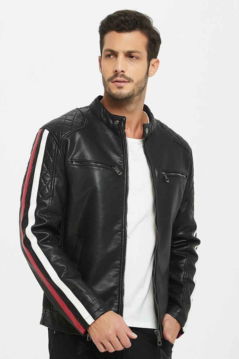 Veste simili cuir LEONARD