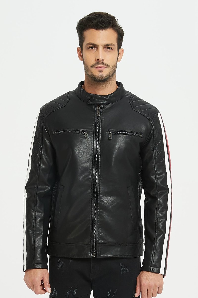 Veste simili cuir LEONARD