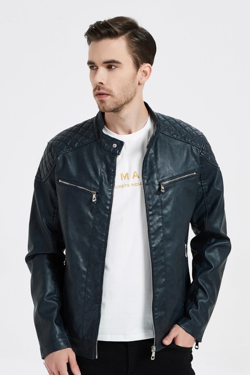 Veste simili cuir LEONIS